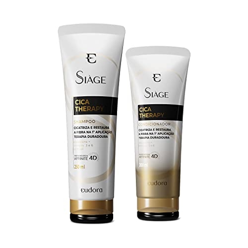 Eudora Kit Siàge Cica-Therapy: Shampoo 250ml + Condicionador 200ml Eudora Kit Siàge Cica-Therapy: Shampoo 250ml + Condicionador 200ml
