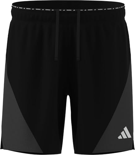 adidas Men's Adi365Breeze Running Shorts, Black, 3XL 7 inch