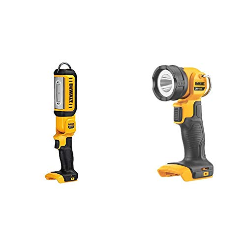 DEWALT (DCL050) 20V MAX LED Work Light, Hand Held, Tool Only & 20V MAX LED Work Light / Flashlight (DCL040)