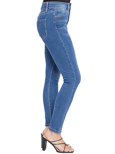 Royalty For Me Womens YMI Jeans Women's High Rise Skinny Jeans with Adjustable Back2