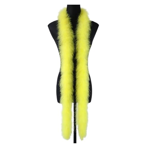 Esponjosa boa plumas de pavo marabú para transformar un vestido sencillo 1