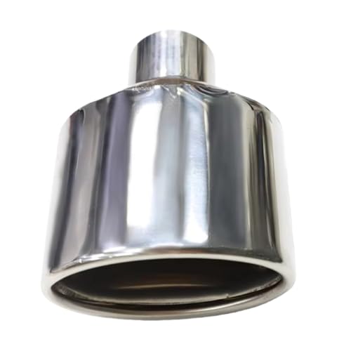 SinSed Voiture Silencieux d'échappement pour W204 pour Voiture de Classe C Embout d'échappement Ovale Universel Silencieux en Acier Inoxydable 47mm entrée...