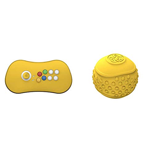 SNK Neogeo Arcade Stick Pro Yellow Silicone Cover Yes - Neo Geo Pocket & Arcade Stick Pro Yellow Silicone Joystick Ball Cover - Neo Geo Pocket