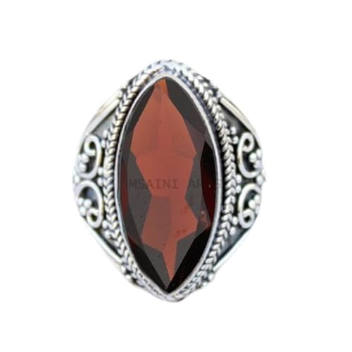 Solid 925 Sterling Silver Ring For Women & Girls, Mystic Quartz Ring Gemstone Unique Handcrafted Ring