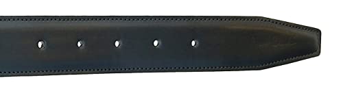 Pierre Cardin Blue Smooth Classic Silver D-Ring Adjustable Belt Adjustable Mens Belt-404