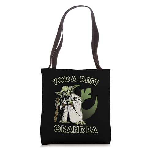 Star Wars Yoda Best Grandpa tote bag fini les sacs fragiles cadeau idéal