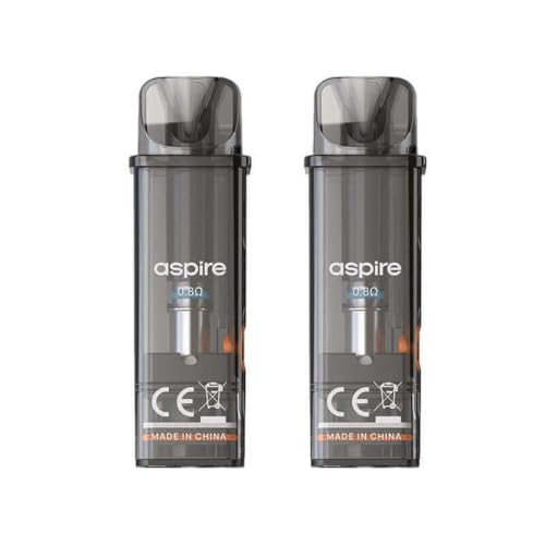 Gotek Pods 0.8 2 Pack Aspire Gotek X Pod XL Replacement Pods with a 0.8 ohm Built-in Coil Compatible with Aspire GoteK X Kit Go Tek Pro Pod - No Nicotine - Nicotine Free Vape - 0.8ohms