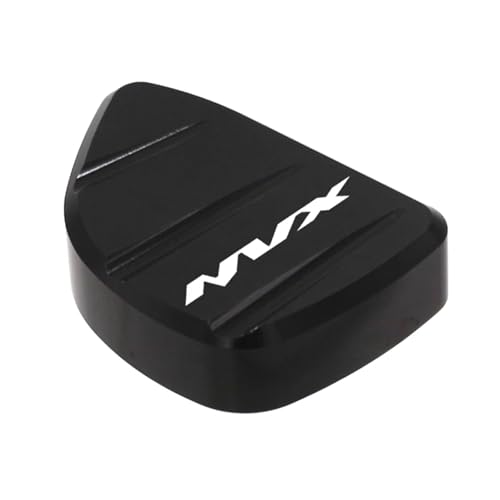 Motorrad Fuß Seitenständer Pad Für YAMAHA NVX155 Für AEROX 155 Ständer Unterstützung Platte Verlängerung Zubehör Hilfs(B Black)