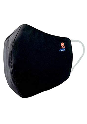 SafeMask réutilisable bleu en coton doux x100