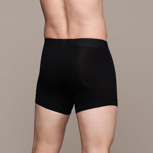 Image of HEELIUM Bamboo Trunks for Men with Keyhole Fly | 3X Softer Than Cotton for All-Day Freshness | Soft & Durable Waistband | Easy Access Underwear for Ultimate Comfort