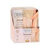 IROHA NATURE Nourishing Foot Mask Socks with Argan & Macadamia Oil | 15 Pairs | Intensive Treatment for Dry & Dehydrated Feet | Flash Effect | Natural & 100% Vegan
