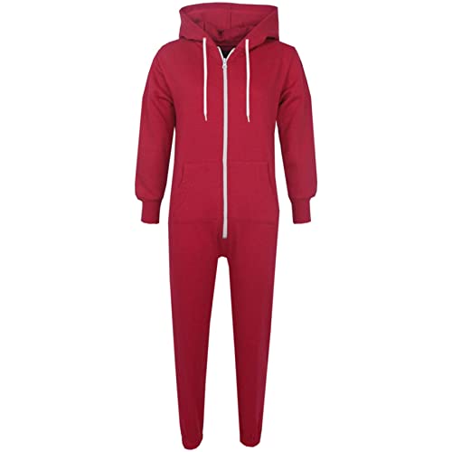 A2Z 4 Kids Girls Boys A2Z Onesie One Piece Zip Up Hooded Super Soft Fleece Warm Winter Jumpsuit Comfortable For Unisex 2-132