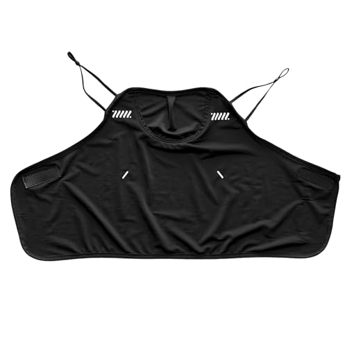 Fabric of the Universe All Purpose Balaclava Ski Mask Snowboard Fashion Mask (Black CSRT-10A Gaiter Mask)