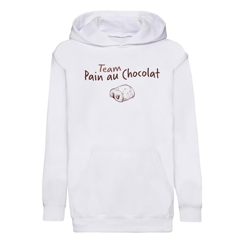 Sweat à capuche enfant Team Pain au Chocolat parfait pour la récréation et les sorties