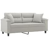 sofa microfibra perro Este sofá de 2 plazas, que destaca por su diseño moderno y sus cojines, será un excelente lugar para charlar, ver la televisión o simplemente relajarse.