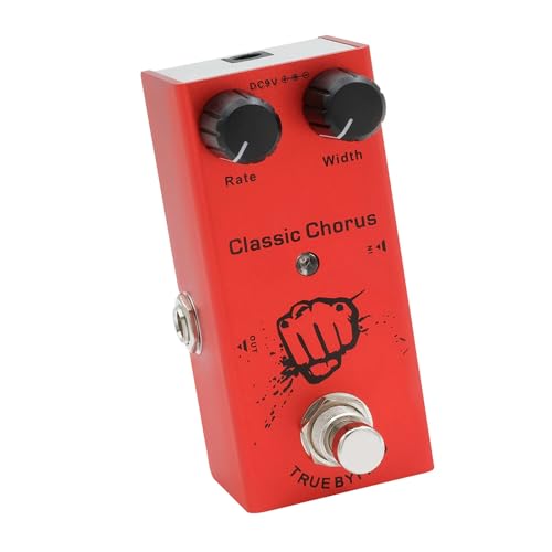 Pédale de chœur IRIN EF-05 mini format rouge idéal pour vos sessions de jam
