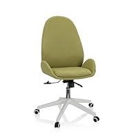 ML-Design Ergonomische Bureaustoel, Beige, In Hoogte Verstelbare Bureaustoel Met Hoge Rugl