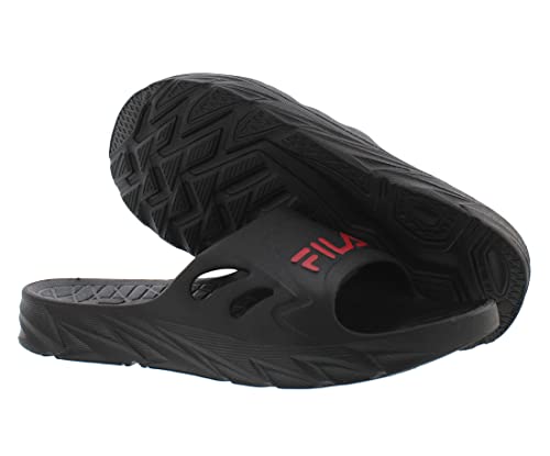 Fila Tydall Boys Shoes Size 2, Color: Black/Red2