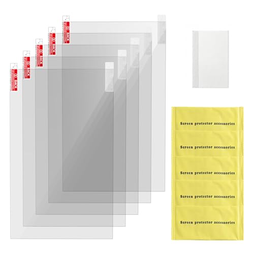 [5 Pack] 10.1inch Screen Protector Film LCD Protective Film for 3D Printer High Transparency Screen Film for Saturn 3/Saturn 4/4 Ultra/Saturn 3 Ultra/Sonic Mighty 8K/Photon M3 Premium