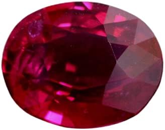 Alaska Gems Gallery Burmese Ruby Stone Original Certified 5.25 Ratti 4.75 Carat Real & Pure Lal Manik Yaqoot Ratan with Beautiful Color & Shining रूबी स्टोन माणिक रत्न ओरिजिनल