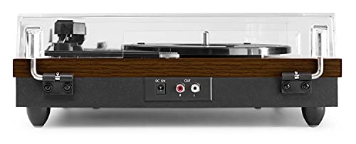 Fenton RP112D Platine Vinyle Bluetooth à 3 Vitesses – Bois foncé, Tourne Disque avec Haut-parleurs intégrés, adaptée… - Les Beatles, Paul McCartney, John Lennon, RIngo Starr, George Harrison Fenton RP112D Platine Vinyle Bluetooth à 3 Vitesses - Bois foncé, Tourne Disque avec Haut-parleurs intégrés, adaptée… – Image 4