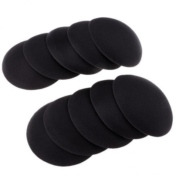 SNAPPSY 4x5 Pairs Women Bikinis Round Bra Pad Inserts Sponge Push Up Swimwear Black-image-48