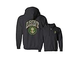 US Army Full-Zip UP Hooded Army Logo Crest Patriotic Clothing (F&B), Black, XL