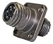 AMPHENOL AEROSPACE 2M801-010-02NF9-4SA CIRCULAR CONNECTOR, RECEPTACLE, 4 POSITION, PANEL