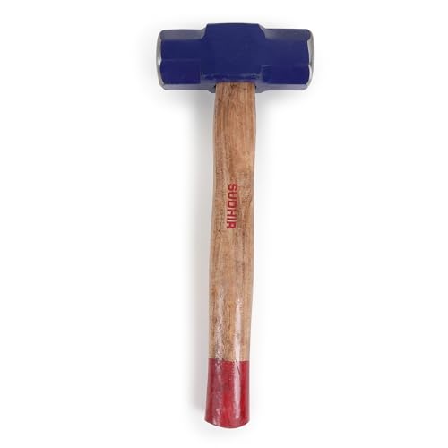 Image of Tunir Iron Sledge Hammer with Wooden Handle, 2 Kg Head