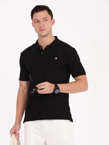 Image of Macroman M-Series Fashion Half Sleeve Polo Core Casual T-Shirt for Men, Cotton Blend, Pack of 1