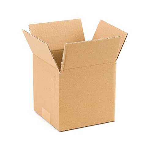 Pack of 25 Reinforced Cardboard Boxes with Measures 15 x 15 x 15 cm and Single Channel – Made in Spain with Durable Recycled Cardboard for Shipping, Storage and Moving