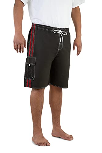 North 15 Mens Swim Trunks 22” Quick Dry Swim Shorts Bathing Suit