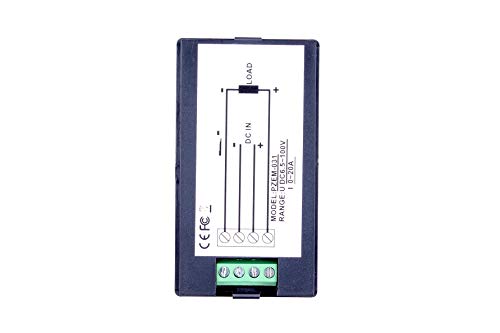 Image of DC 6.5-100V 20A Voltage Amperage Power Energy Meter DC Volt Amp Tester Gauge Monitor LCD Digital Display with Blue Backlight Measuring Volts Current with Built-in Shunt