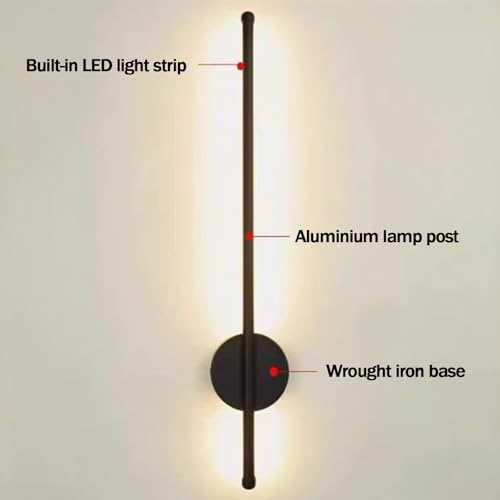 Aplique de pared moderno para pasillos oscuros con brillo y tono ajustable a distancia 3