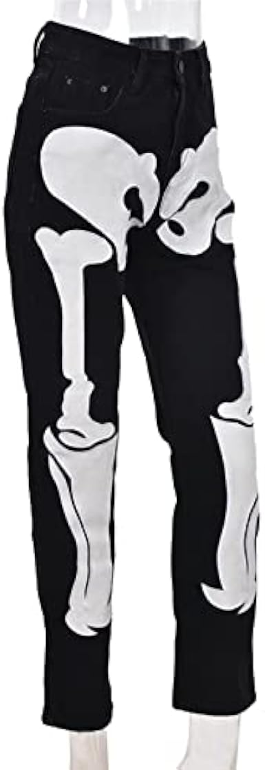 GGOOB Y2k Pants Skeleton Pants Y2k 