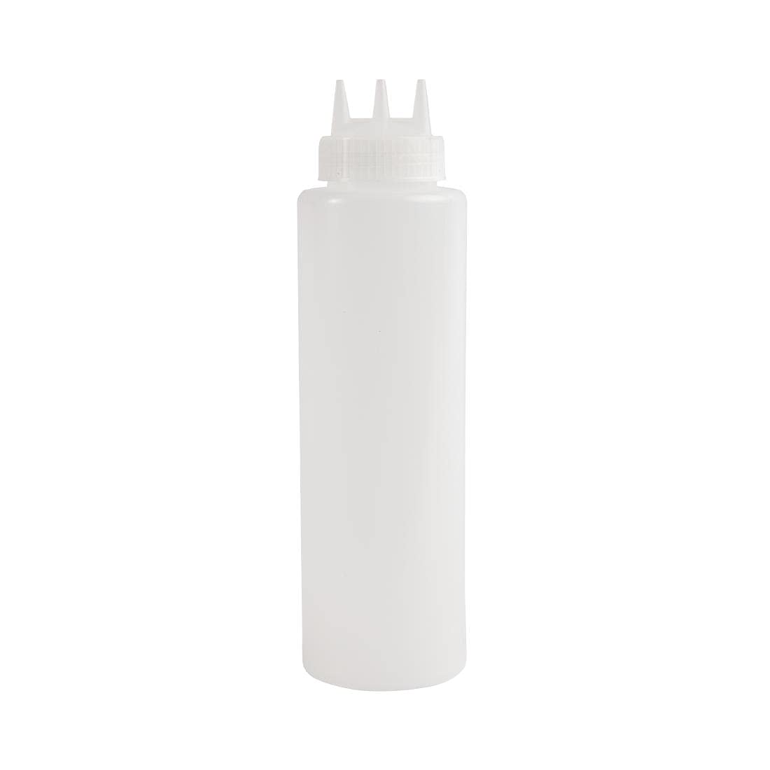 Vogue CW726 Squeeze Bottle Clear, 3 Nozzle, 36 oz.