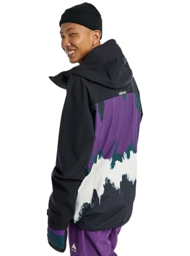 Image of Burton Men's Lodgepole 2L Jacket, True Black /Forest Chalk, XL