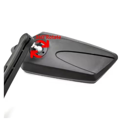 Espejos moto gran angular HD con visión de trescientos sesenta grados 4