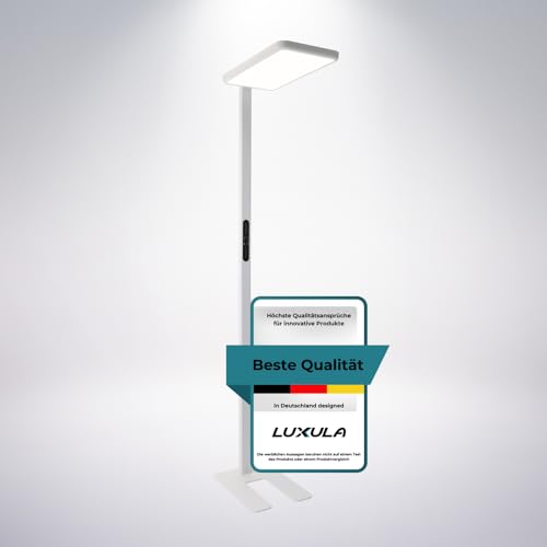 LUXULA LED Büro Stehleuchte, dimmbar, CRI98 Vollspektrum, UGR