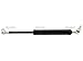MyTractor Gas Strut Total Length 230mm Total Length: 230mm,Stroke: 75mm,Pressure N: 600(N),End Fittings A: D1 Ball Joint (Metal) M8 x 13mm Thread,End