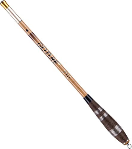 Goture Telescopic Mini Pocket Fishing Pole, Portable Fishing Hand Pole, Ultralight High Strength Rods Fit for Starter, Stream River and Universal Lake Rod, 1pc 12FT/3.6M Log Color