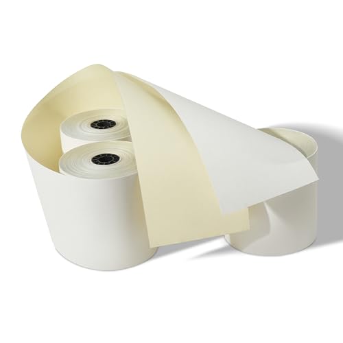 3" x 95' 2-Ply Carbonless Paper, 50 Rolls, Compatible with Star Micronics SP700 SP2000 UP389 Omni 480 TMU 220 250, M119 TM300 TM-U200 TM-U200B, and More