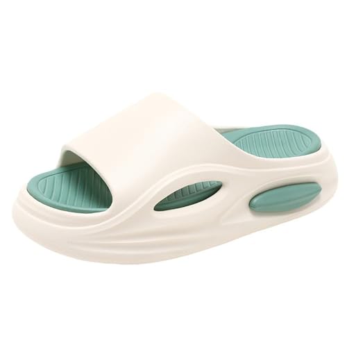 Men's Sandals - Summer Thick-Soled Anti-Slip Slides for Men & Women, Beach Bathroom Shoes, Elevating Comfort, 5 Colors US 6-11