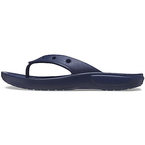 Crocs Unisex Classic Flip Flops, Navy, 9 UK