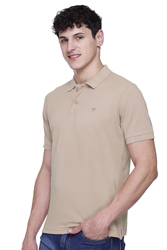 Image of Half Cotton Polo T Shirt for Man with Pocket - Regular Fit Mens Collar Tshirt