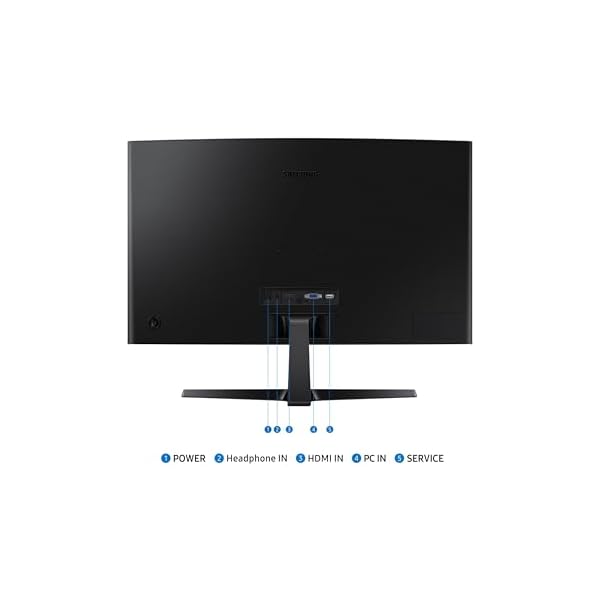 SAMSUNG 27" Essential S3 (S36GD) Series FHD 1800R Curved Computer Monitor, 100Hz, Game Mode, Advanced Eye Comfort, HDMI and D-sub Ports, LS27D366GANXZA, 2024 - Image 8