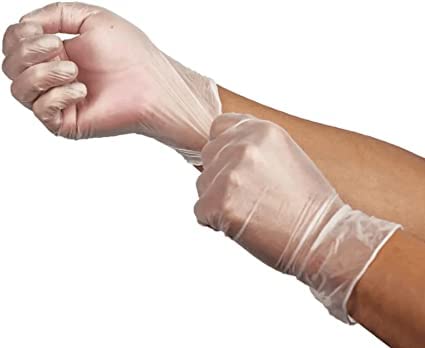 Luva Vinil Saúde Sem Pó Medix Brasil Tamanho P - Caixa Com 100 Unidades