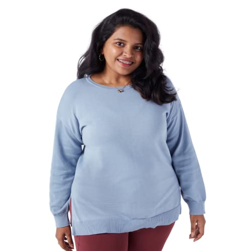 Image of BlissClub Women's Solid Regular Fit T-Shirt