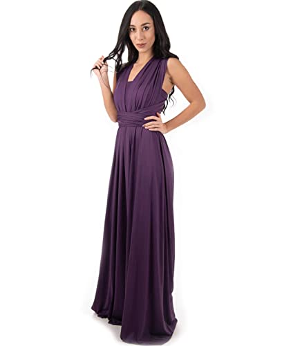 Taniri Infinity Kleider für Brautjungfern - Umstandskleid - Weihnachtskleid für Frauen - Brautjungfernkleid für Hochzeit, violett, Einheitsgröße...