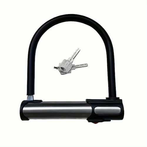 Cerradura antirrobo versátil en Forma de U ZBDZSW para Motocicletas y Bicicletas: Resistente al óxido, al Agua y al Polvo con Acabado Pulido